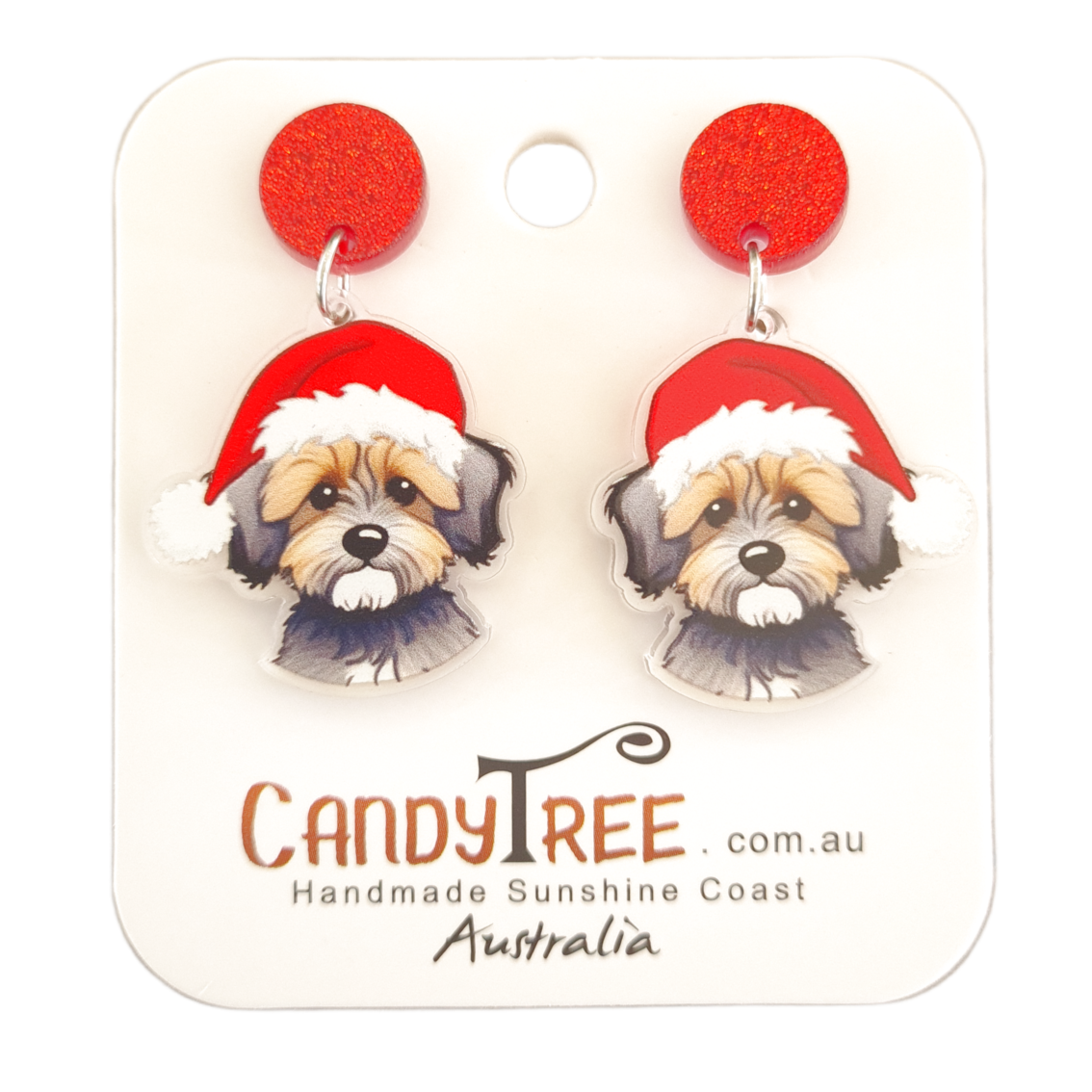 Acrylic Dangle Xmas Dog Candy Tree
